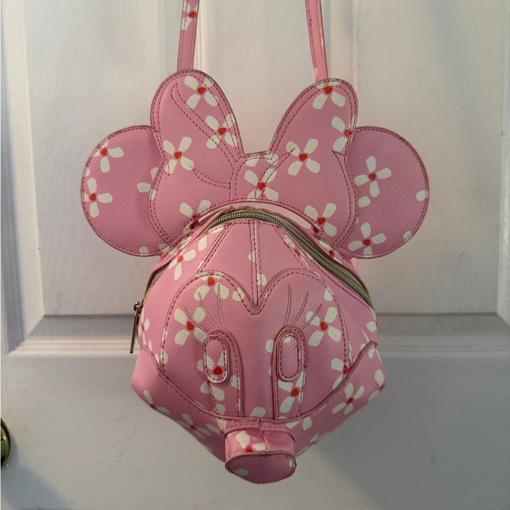 Danielle Nicole Pink Minnie Mouse Crossbody Bag